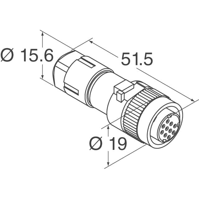 JN1DS10SL1 JAE Electronics  Alloggiamenti per connettori circolari